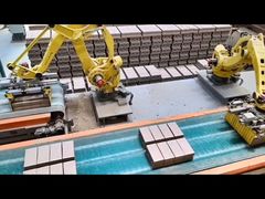 Macchina automatica completa per carico e scarico di mattoni di argilla per camera di essiccazione