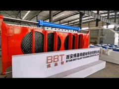 macchina per la fabbricazione di mattoni di argilla griglia anteriore estrusore miscelatore