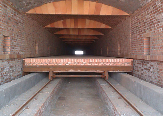 Sistema trattato refrattario automatico dell'equilibrio di pressione di Clay Brick Tunnel Kiln Firing