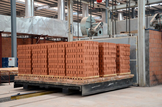 Fornace a tunnel automatica completa per mattoni di argilla BBT con cottura a gas di carbone e dimensioni di 4,6 m per una produzione efficiente di mattoni