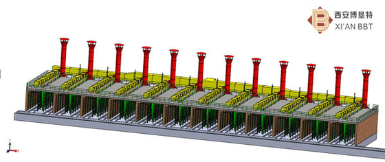 Clay Brick Tunnel Kiln Technology refrattario automatico ha personalizzato