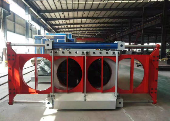 Maggiore resistenza e migliore efficienza di magliatura Miscelatore a doppio albero con diametro rotante di 550 mm per prodotti a pareti sottili