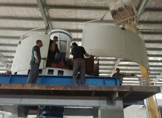 Linea di produzione del mattone peso bagnato di Pan Mill 65200kg su misura