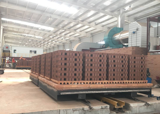 Il tunnel del mattone dell'argilla stufa la fornace per mattoni elettrica dell'argilla del gas per il mattone automatico dell'argilla che fa il progetto