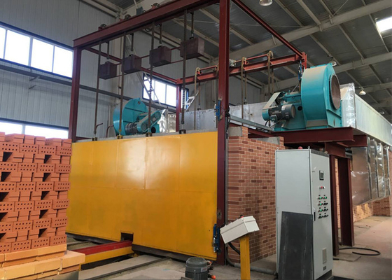 Il tunnel del mattone dell'argilla stufa la fornace per mattoni elettrica dell'argilla del gas per il mattone automatico dell'argilla che fa il progetto
