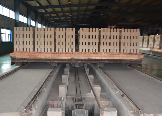 Forno di tunnel del mattone dell'argilla ed intero mattone del blocco che rendono a progetto la disposizione di progettazione tecnica