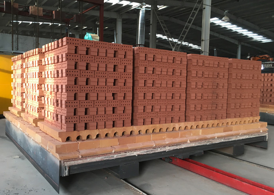 Tecnologia dell'impianto del forno a tunnel di mattoni di argilla del forno di mattoni rossi completamente automatico in Bangladesh India
