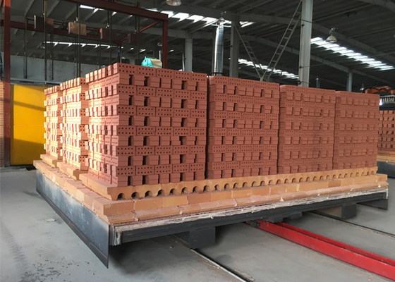 Tecnologia dell'impianto del forno a tunnel di mattoni di argilla del forno di mattoni rossi completamente automatico in Bangladesh India