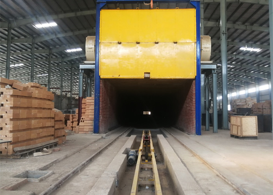 Costruzione del forno rotante della fornace per mattoni dei sistemi di infornamento del forno di tunnel del mattone dell'argilla