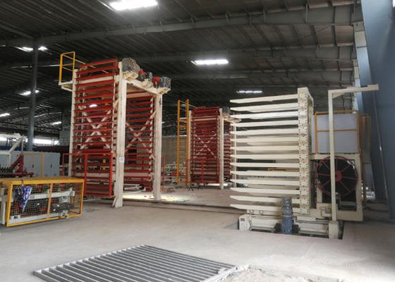 Essiccatore automatico per mattoni di argilla, produzione 100000 pezzi, per due cotture