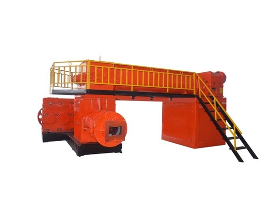 Macchina per fabbricare i mattoni rossa ad alto rendimento dell'argilla della macchina per fabbricare i mattoni del suolo/espulsore di vuoto