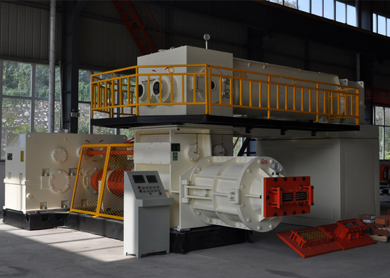 Macchine automatiche per la fabbricazione di mattoni di argilla rossa Extruder a vuoto per la produzione ad alta capacità