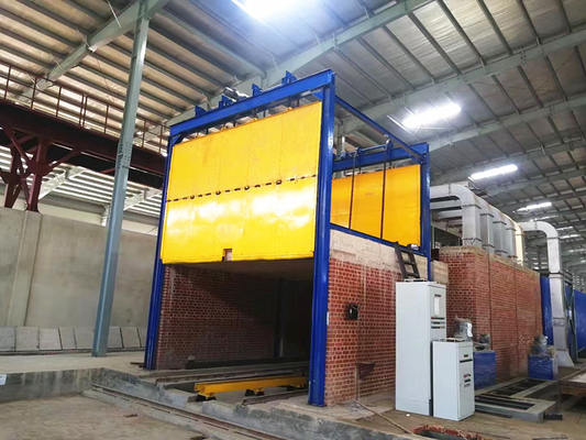Forno di tunnel automatico per il processo di infornamento del mattone in Clay Brick Production Line