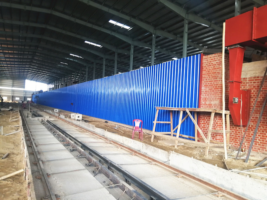 Forno di tunnel automatico per il processo di infornamento del mattone in Clay Brick Production Line