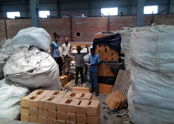 L'anti forno di tunnel materiale sintetico di spogliatura del mattone refrattario ha licenziato Clay Bricks