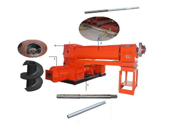Macchina per fabbricare i mattoni rossa del blocchetto del Bangladesh Clay Mud Fly Ash Solid espulsore automatico di vuoto del mattone refrattario