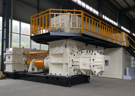 Espulsore di vuoto di Clay Red Bricks Manufacturing Machine della cavità del motore diesel