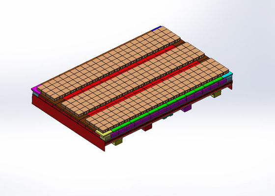 BBT ha personalizzato Clay Brick Tunnel Kiln Cart con l'impianto di scarico