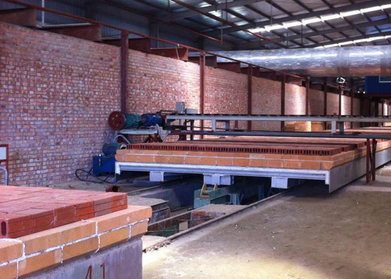 BBT ha personalizzato Clay Brick Tunnel Kiln Cart con l'impianto di scarico