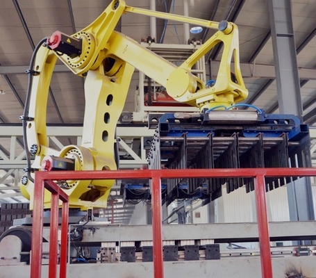 Macchina di impilamento di mattoni fritti in argilla con capacità di 100000-200000 pezzi al giorno
