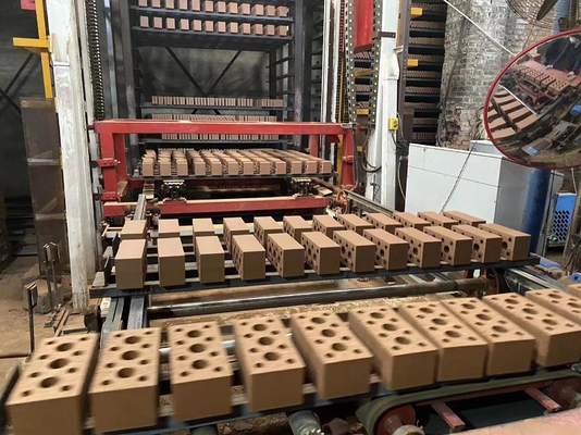 sistema di camere di asciugatura per blocchi cavi in argilla automatica