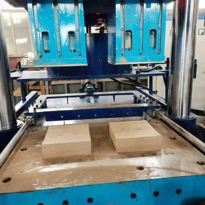 Pressa idraulica blu ad alta pressione da 20 T a 1200 T per costruzione di mattoni isolanti e mattoni refrattari.