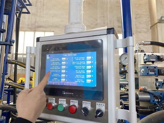 Pressa idraulica blu ad alta pressione da 20 T a 1200 T per costruzione di mattoni isolanti e mattoni refrattari.