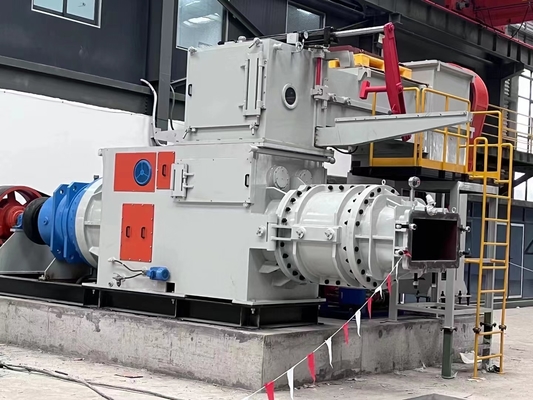 fabbrica di fabbricazione di mattoni di argilla estrusore a vuoto massiccio per la fabbricazione di blocchi cavi