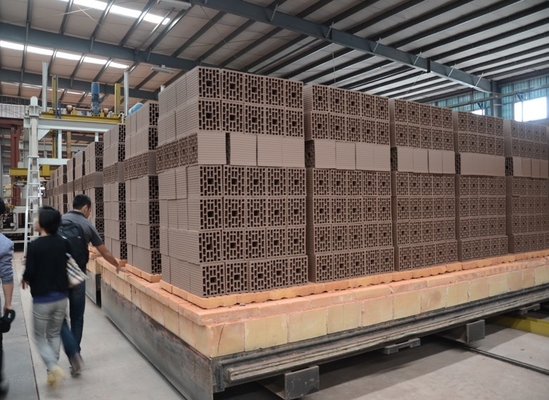 Materiale argilloso Sistema di accensione a gas naturale per forno di galleria in mattoni Disegni
