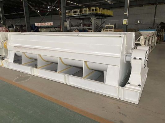 Miscelatore a pagaia a doppio albero da 75 kW 60 - 110 T/H Miscelatore a doppia vite per la frantumazione