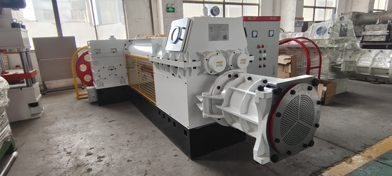 Macchine per l'estrussione automatica per la fabbricazione di mattoni di argilla con camera di asciugatura e velocità del mandrino di 11 giri/min