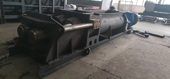 Miscelatori a doppio albero Miscelatore a doppio albero Linea di fabbricazione di mattoni di argilla Macchina di miscelazione automatica