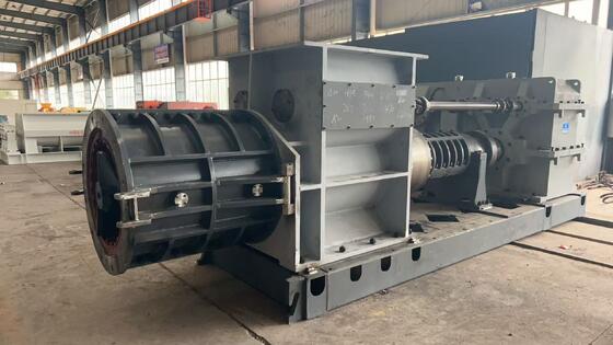 Macchina automatica per la produzione di mattoni in argilla con estrusore sottovuoto, capacità 100.000 pezzi/giorno